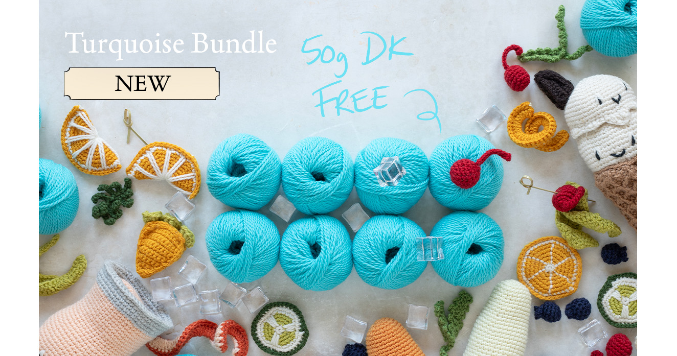 Turquoise wool bundle discount offer save free yarn toft summer